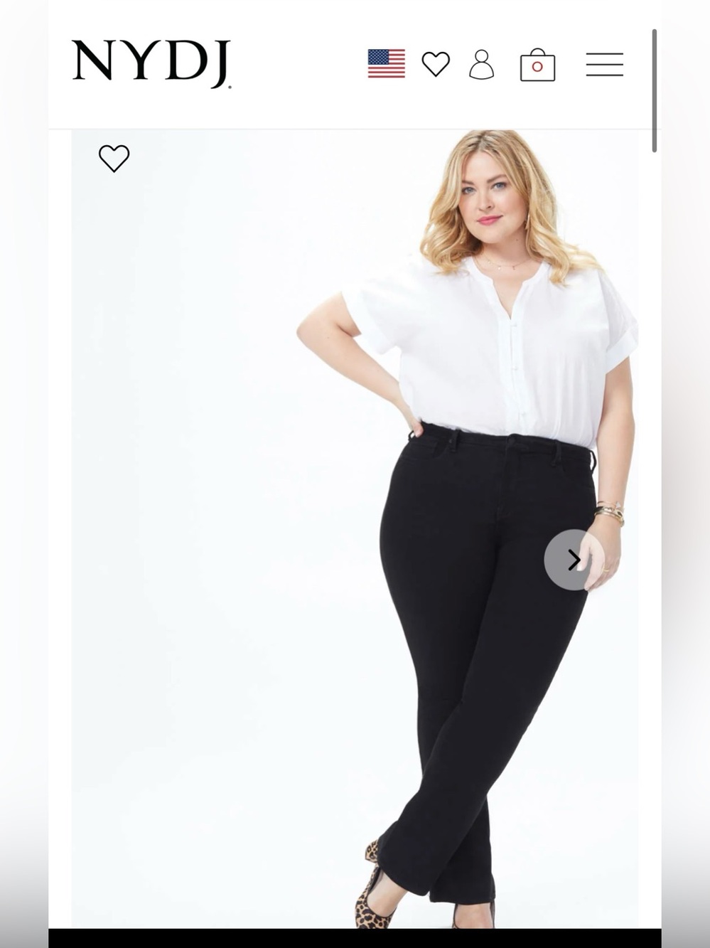NYDJ Barbara Bootcut Jeans In Plus Size